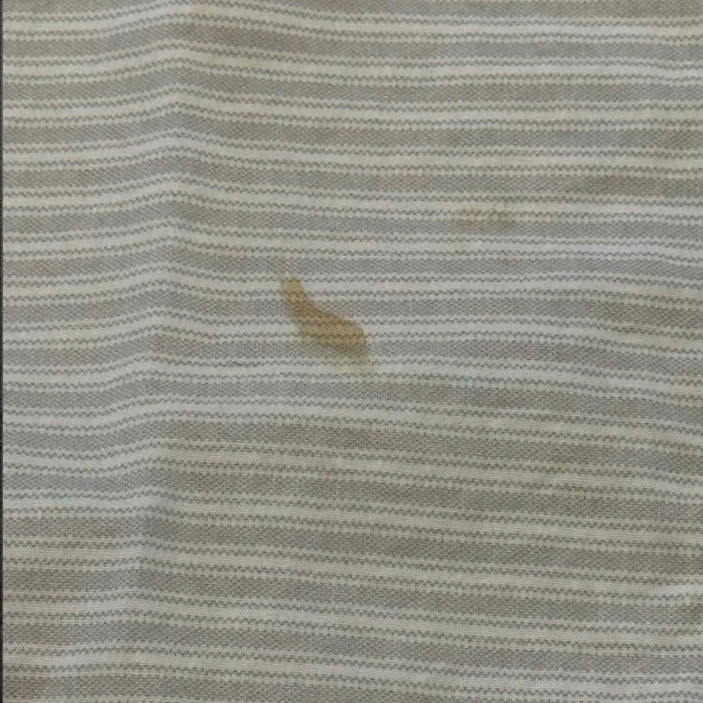 Tommy Hilfiger Twin Sheet Set Gray Stripe Cotton w Pillowcase  - Read‎